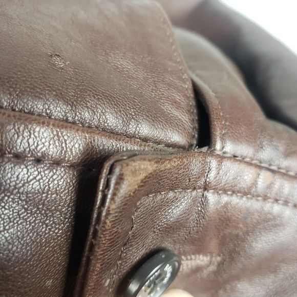 Polo Ralph Lauren Vintage Butter Soft Genuine Leather Jacket XL - Picture 5 of 16